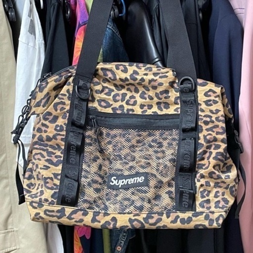 美品 SUPREME シュプリーム トートバッグ レオパード ヒョウ柄 豹柄