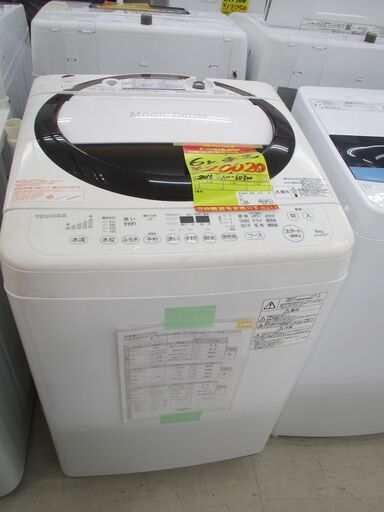 ID:G10007777　東芝　全自動洗濯機６ｋ