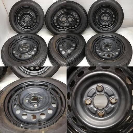 ＜高級スタッドレス & ホイール 4本＞ 155/65R14 ブリヂストン VRX ブリザック 14x4.5J トヨタ製品 4H -100