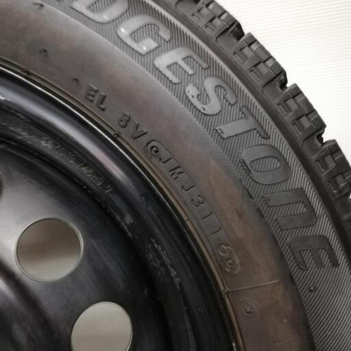 ＜高級スタッドレス & ホイール 4本＞ 155/65R14 ブリヂストン VRX ブリザック 14x4.5J トヨタ製品 4H -100
