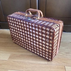 ピクニックバスケット　カゴバッグ　ナチュラル