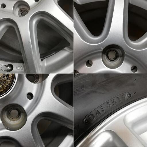 ＜希少品！スタッドレス・ホイール 4本＞ 185/65R15 ブリヂストン 15x6J Weds 5H -114.3