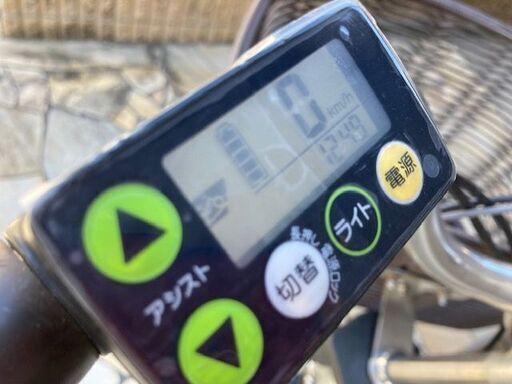 ?超容量12.3Ah?2018！pas with パスウィズ　電動自転車　電動アシスト自転車　26インチ　中古 　10286