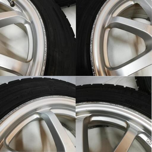 ＜スタッドレス・ホイール 4本＞  195/50R16 ダンロップ  ウィンターマックスWM02 2017年 80%   16x6J Cool Breeze 4H -100