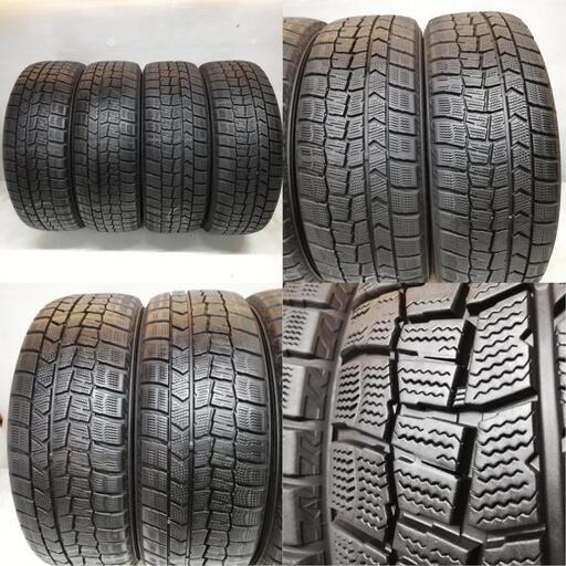 ＜スタッドレス・ホイール 4本＞  195/50R16 ダンロップ  ウィンターマックスWM02 2017年 80%   16x6J Cool Breeze 4H -100