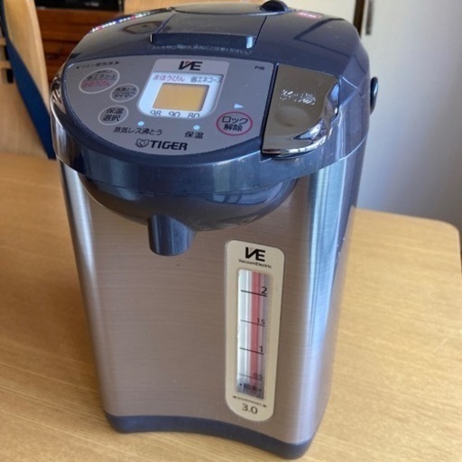 タイガー蒸気レスVE電気まほうびん2.91ℓ