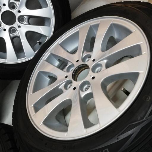 ＜スタッドレス・ホイール 4本＞  205/55R16 ダンロップ 2016年 80～85%  16x7J  E90 純正 5H -120
