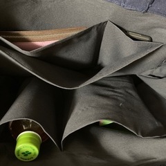 ハンモックバッグ　硬め　未使用　正絹？新品帯リメイク　極厚接着芯使用の画像