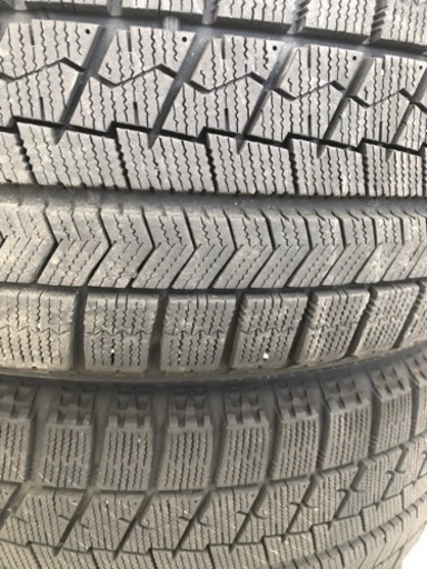 205/60R16 ブリヂストンスタッドレスタイヤ製造17年43週＋VELVAホイール4本セット