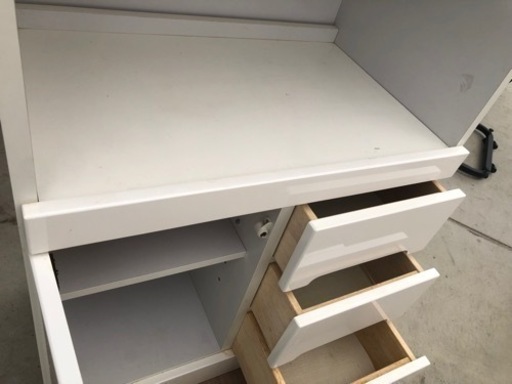 レンジボード 白 W70cm×D45cm×H180cm