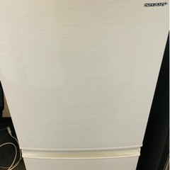 【中古品】SHARP ノンフロン冷凍冷蔵庫 SJ-D14E-W ...