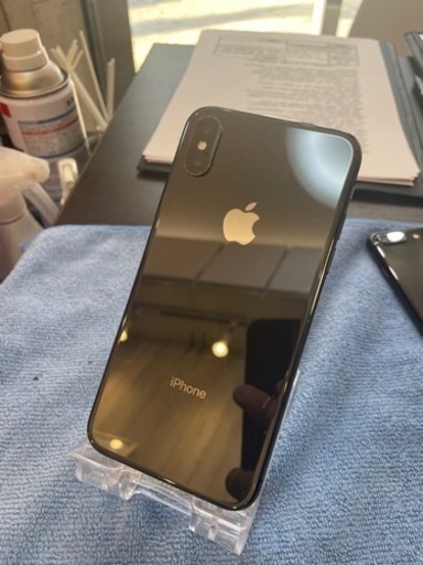 【売却済】iPhoneX 256GBブラック【美品】【バッテリー新品】
