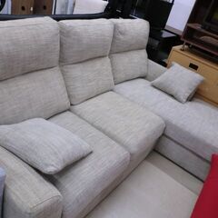 ジモティ来店特価!!!  　3人掛けコーナーソファー　グレー　　J-1067