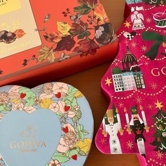 ゴディバ　箱　3つの画像