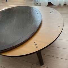 丸型座卓(こたつとしても使えます)の画像