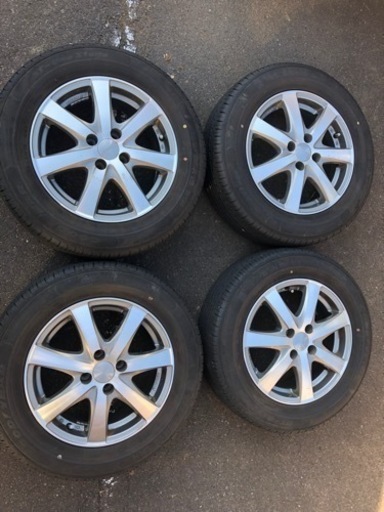 タイヤ付きアルミホィール　バリ山