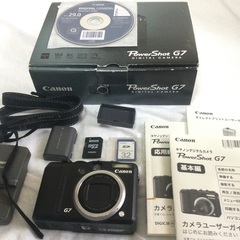 PowerShot G7　動作品、付属品、SDカード2枚付き