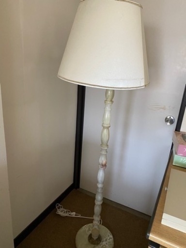 大理石　スタンドフロアライト　LED