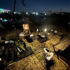 夕暮れ時の🔥🌲焚火🌲🔥でまたったり飲みましょう♬ - 川崎市