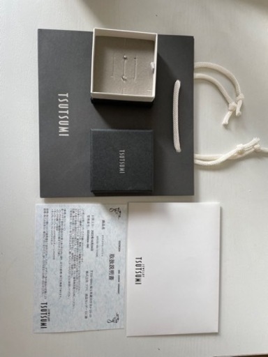 TSUTSUMIダイヤモンドピアス 未使用品