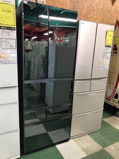 東芝　冷蔵庫　2017年製　大容量　ファミリータイプ　フレンチドア（観音開き）　自動製氷　タッチオープン　6ドア