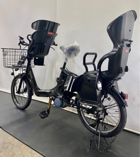 関東全域送料無料 保証付き 電動自転車　パナソニック　ギュットアニーズ　20インチ 3人乗り 8.9ah 黒