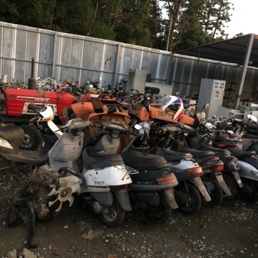 バイクジャンク大量　輸出業者大歓迎
