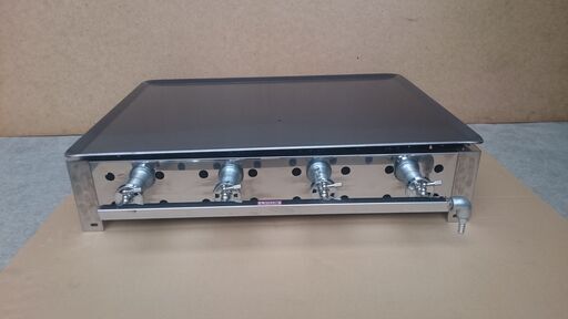 新品★未使用品★７５cm×５５cm★大量調理★鉄板焼グリラー★プロパンガス★バーベキュー★グランピング★キッチンカー★ハンバーガー★バンズ★ハワイアン