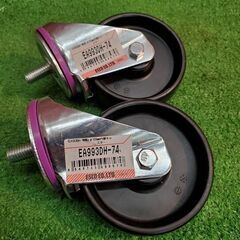 エスコ EA993DH-74 100mm 内側キャスター2個セット【野田愛宕店】【店頭取引限定】【未使用】IT6L3F229DKAの画像