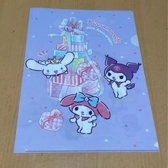 新品未使用 くら寿司コラボ サンリオキャラクター クリアファイルの画像