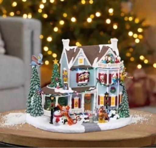 【未使用に近い】ディズニー ホリデーハウス 楽天市場】ディズニー クリスマスオブジェ ミッキー ツリー ホリデー