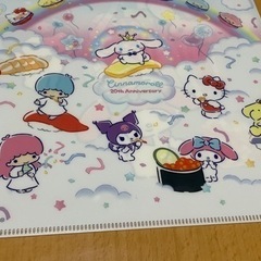 新品未使用 くら寿司コラボ サンリオキャラクター クリアファイルの画像