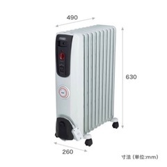 【美品】デロンギ オイルヒーター [H771015EFSN-BK]の画像