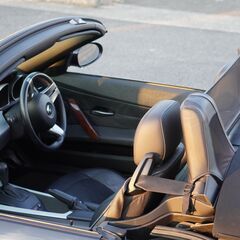 【自社ローン対応】H19年(2007年)　BMW Z4 ロードスター2.5i ☆ブラック・2シートオープン・２年車検・整備渡☆の画像