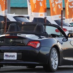 【自社ローン対応】H19年(2007年)　BMW Z4 ロードスター2.5i ☆ブラック・2シートオープン・２年車検・整備渡☆の画像