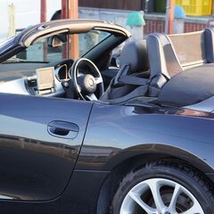 【自社ローン対応】H19年(2007年)　BMW Z4 ロードスター2.5i ☆ブラック・2シートオープン・２年車検・整備渡☆の画像