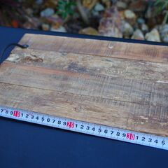 【ご購入者様へお渡し済み】【新品/未使用】定価￥4,180(税込) アーミーウッドトレー L / MADE IN INDIAの画像