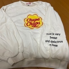 ピンクラテ　チュッパチャップスのトレーナー160㌢