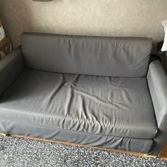 【急募！お譲りします】ソファベッド　IKEA SOLSTA ソフ...
