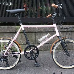 ☆新品　格安　ミニベロ　ﾋﾟﾝｸの画像
