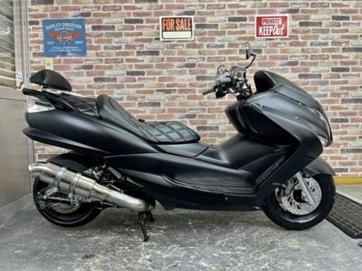 【外装渋いマットブラックエアロカスタム♪カウル破損なしメッキパーツ多数絶好調美車♪】  ヤマハ マジェスティ250Fi SG20J 4D9  【動画有 】