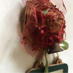 帽子とミラーの壁飾り 昭和レトロの画像