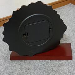 CITIZEN☆昭和レトロ☆カエデ年輪置時計☆クォーツの画像