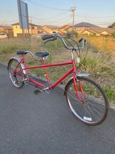 タンデム自転車 二人乗りタンデム自転車