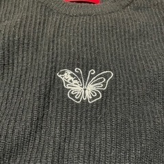 レピピの黒セーターMサイズの画像