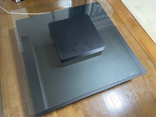 【良品】【大特価】ARMONIA KAREN （アルモニア　カレン）　ローテーブル　センターテーブル　ガラステーブル