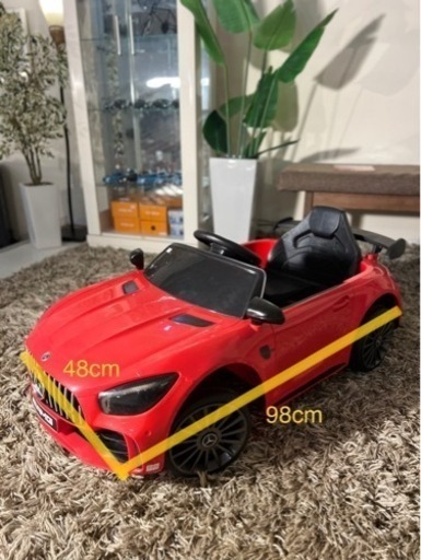 [リモコン付き】メルセデス　子供用　電動車　かわいい　レッド　19800からの30%Off