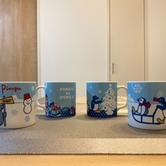 ピングー　マグカップ(非売品・4個セット)