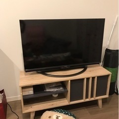 美品 シャープ 40V型 液晶 テレビ AQUOS 4T-C40AJ1 4K Android TV 回転式スタンド 2019年モデル