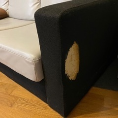 3人がけ　カウチソファ　コーナーソファ　オットマン付の画像
